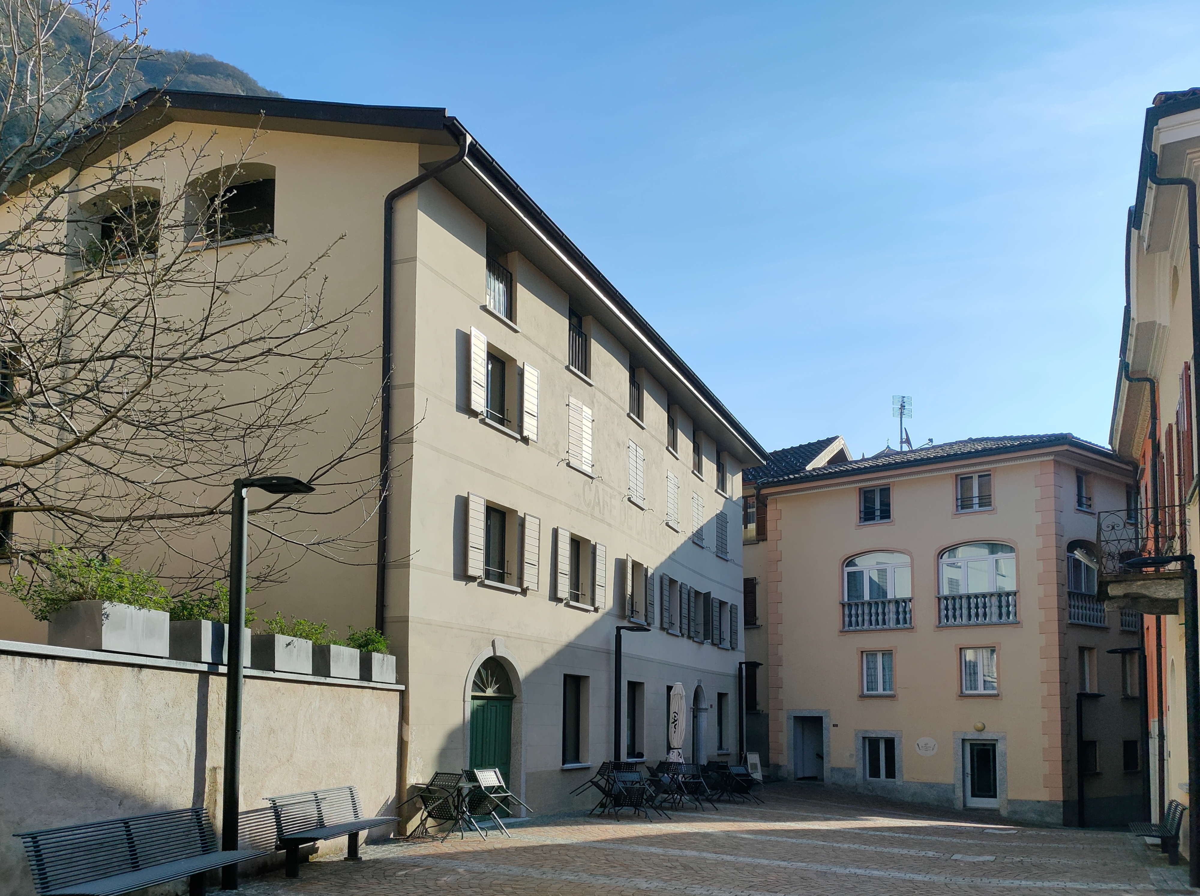 Historischer Innenhof zwischen Wohngebäuden