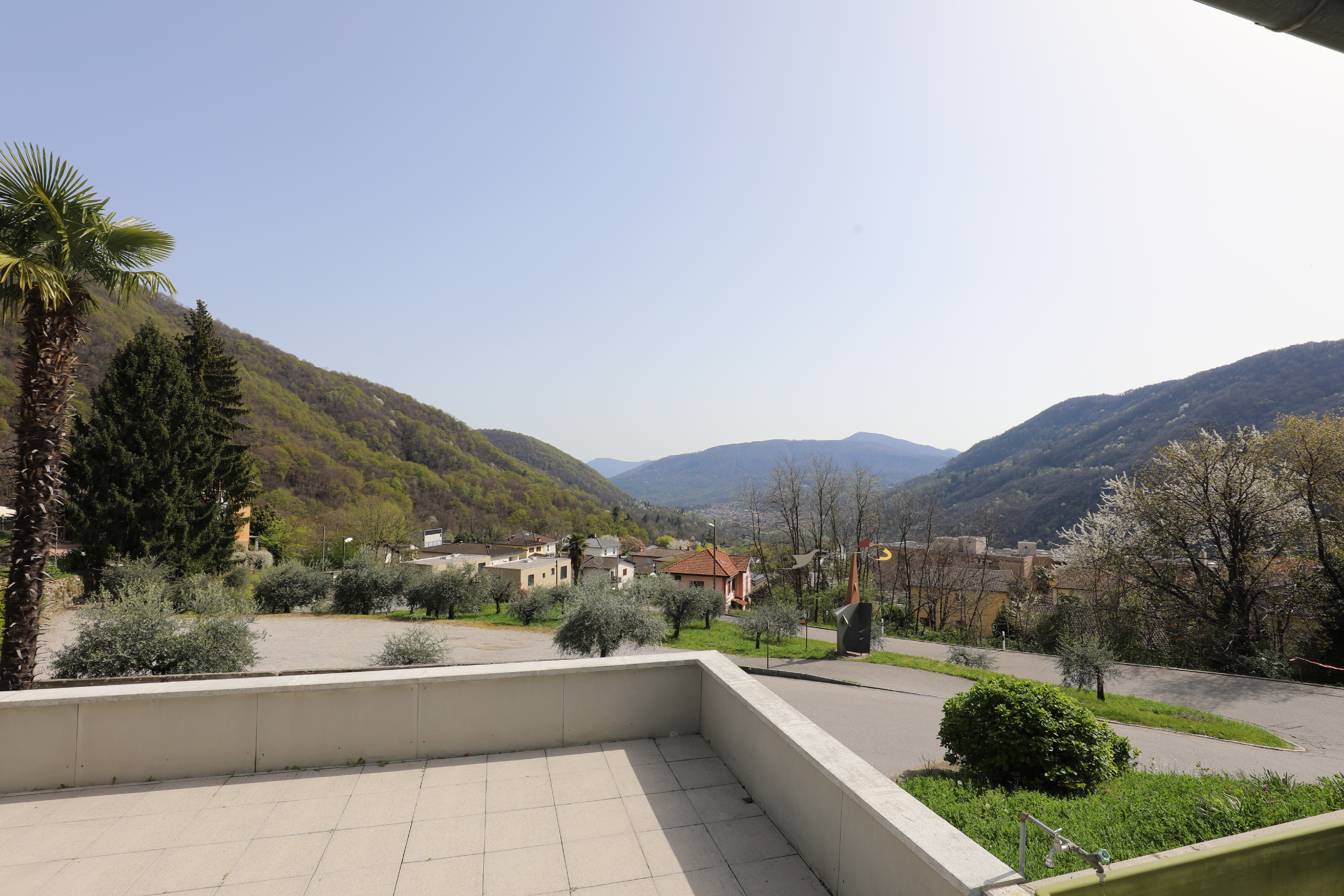 Terrasse mit Bergblick
