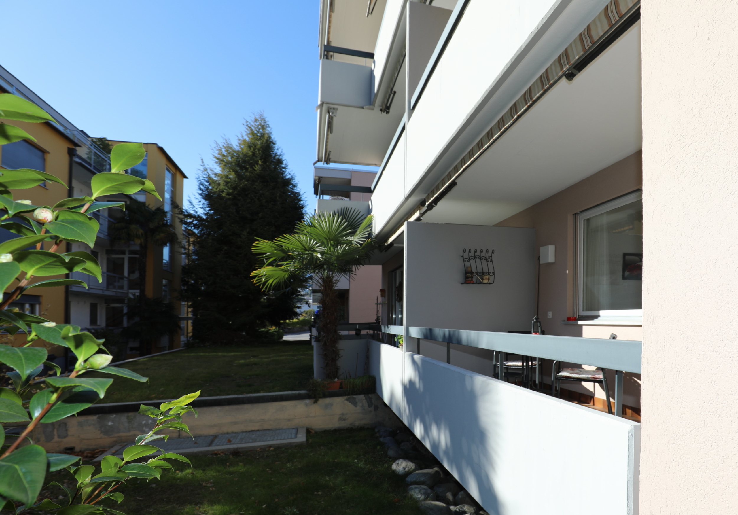 Balkon an Wohnanlage
