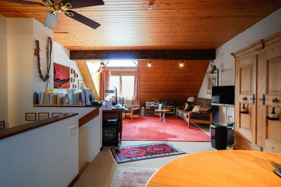 Ausgebauter Dachboden mit Wohnbereich