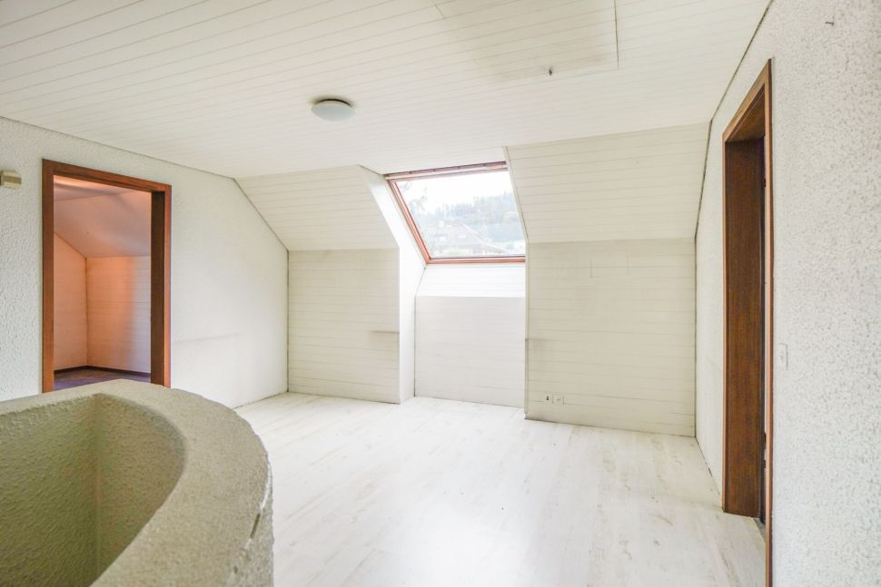 Ausgebauter Dachraum mit Dachfenster