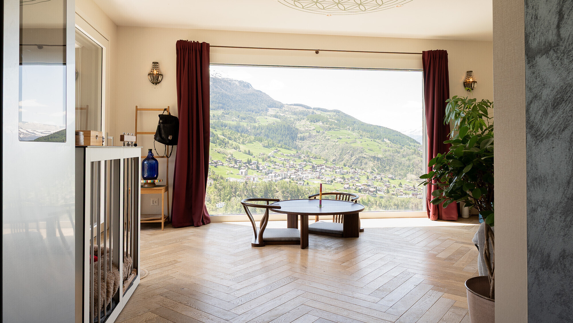 Wohnraum mit Panoramablick
