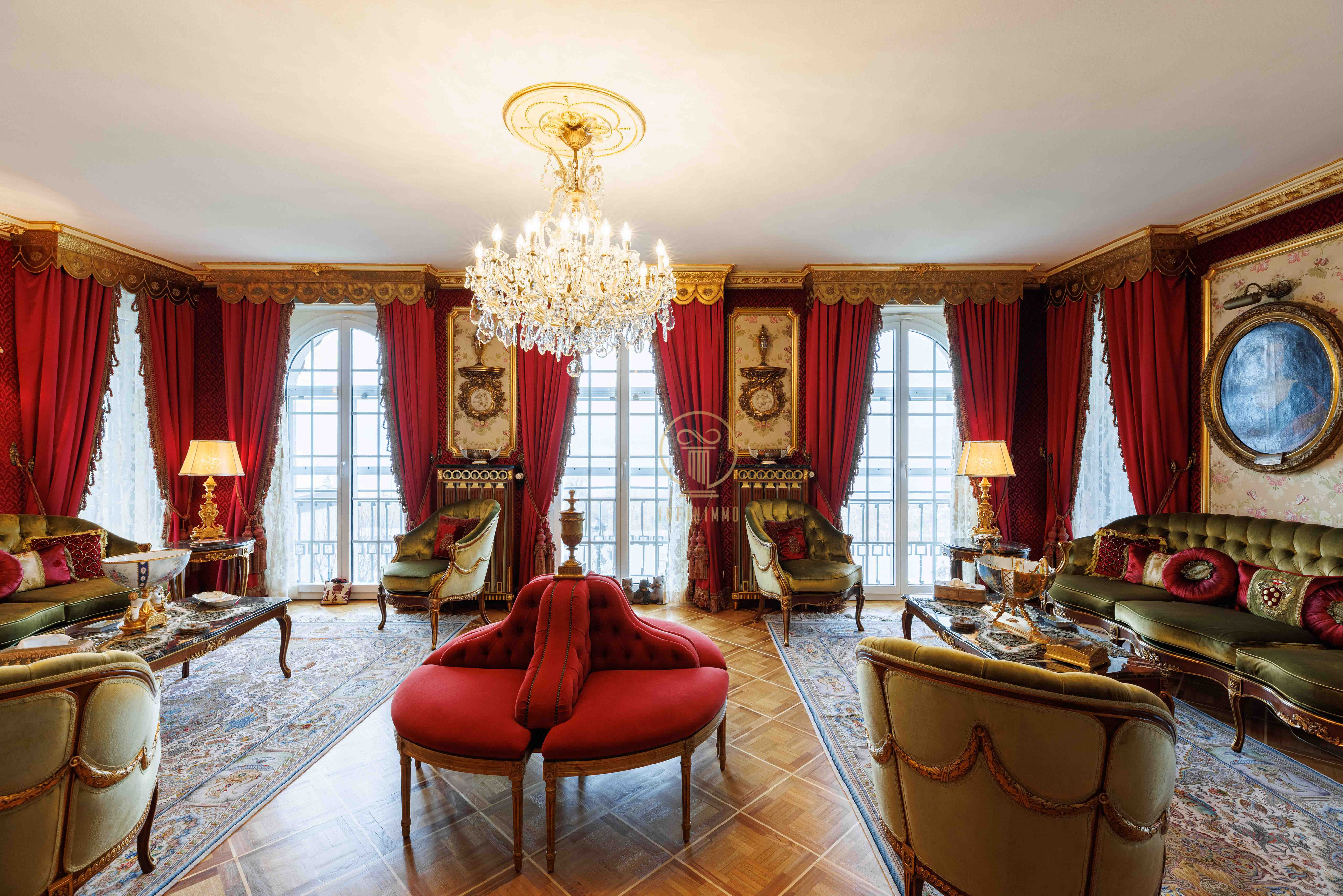 Prunkvolles klassisches Wohnzimmer