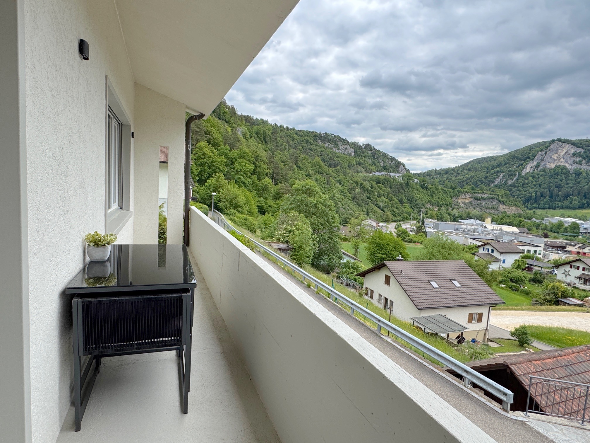 Balkon mit Panoramablick