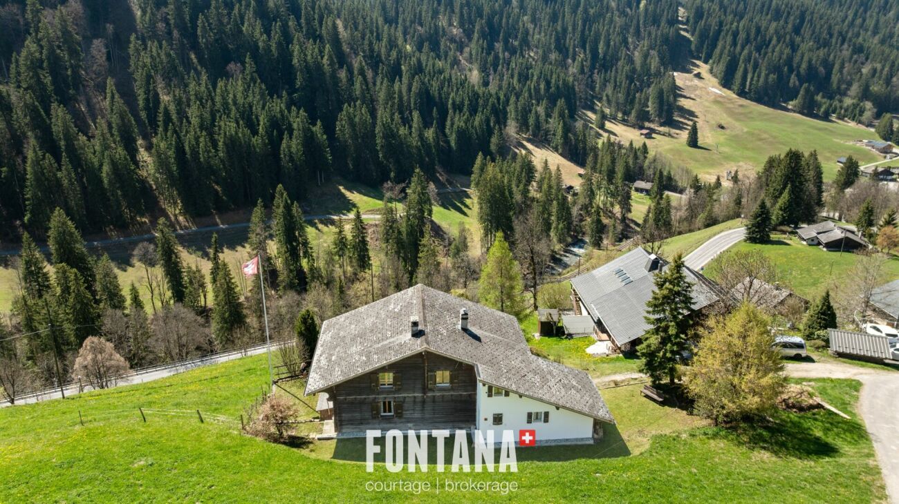 Alpenländisches Haus in Hanglage