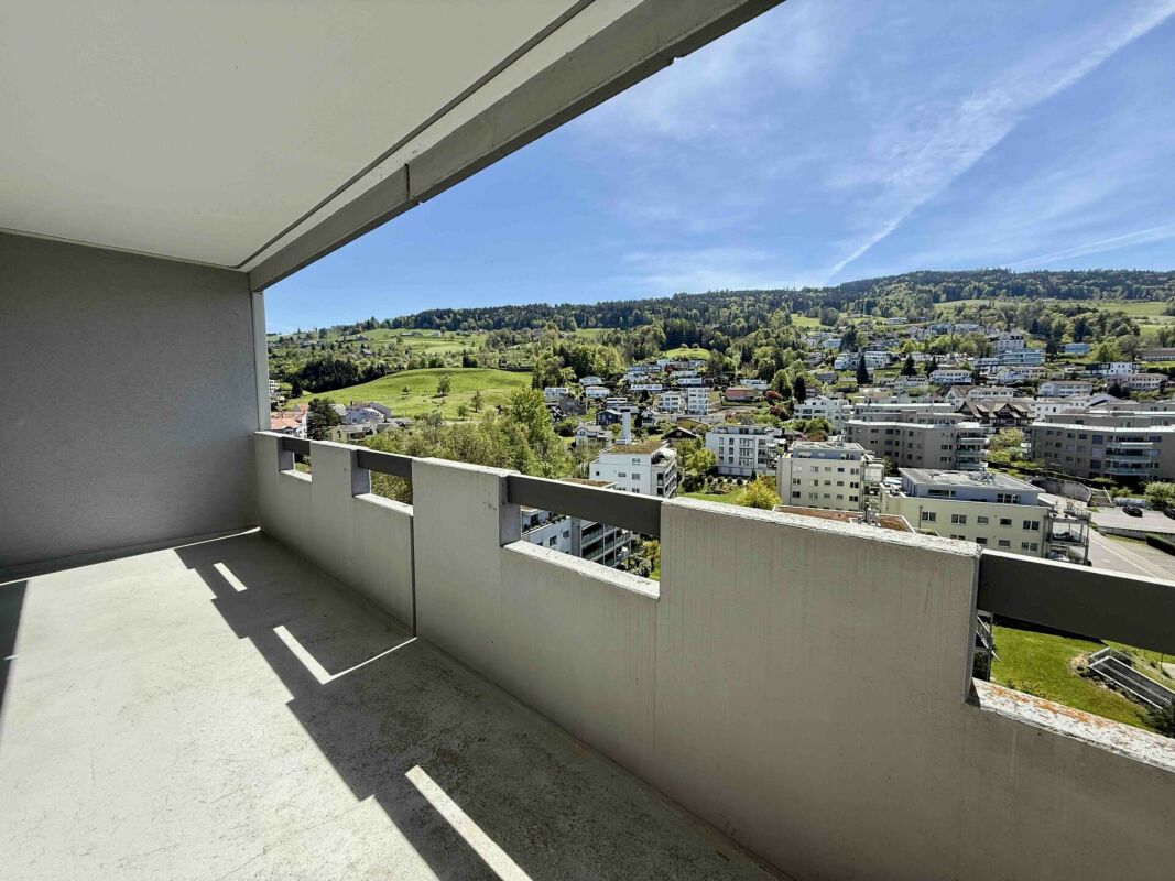 Balkon mit Panoramablick