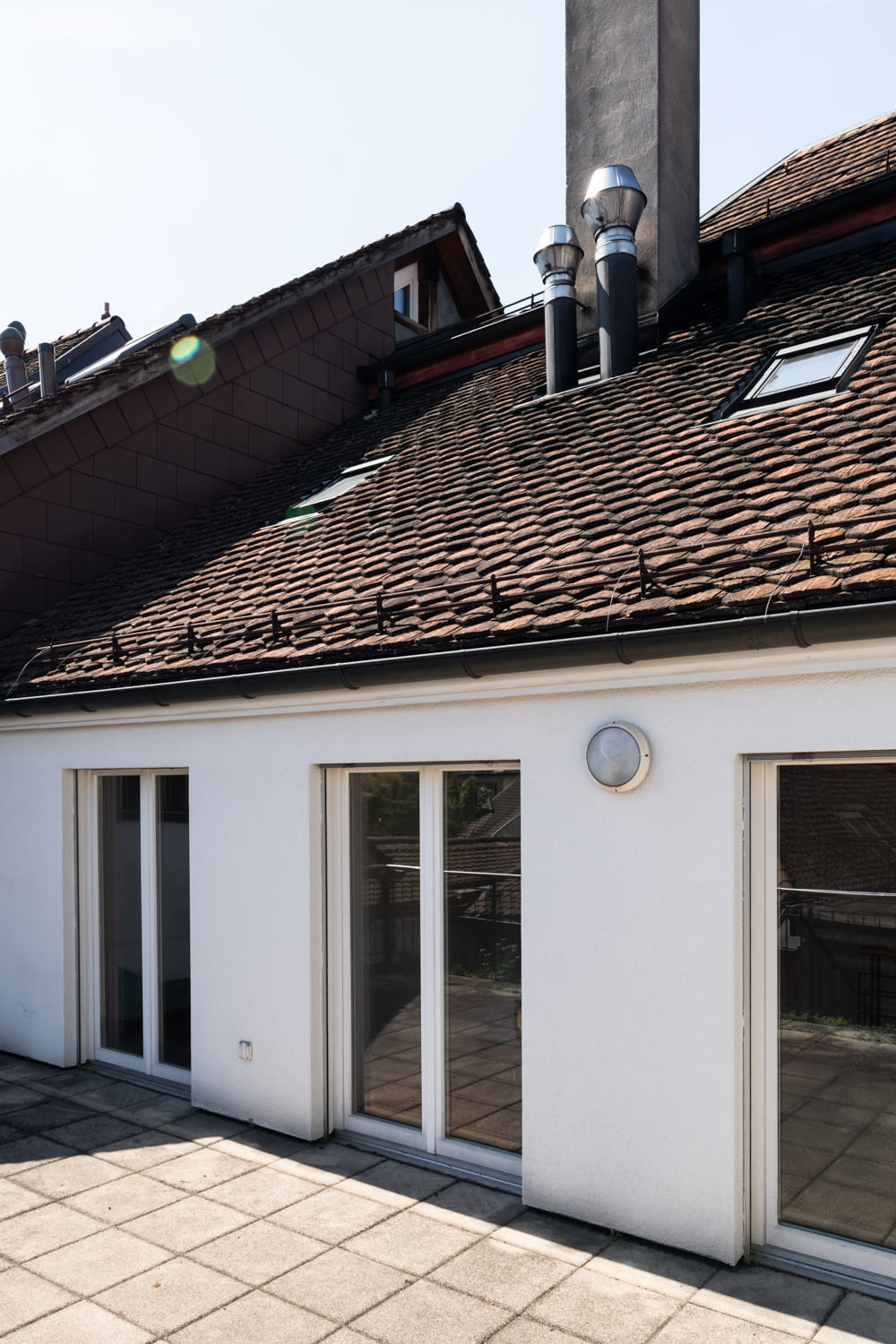 Dachansicht mit Terrasse