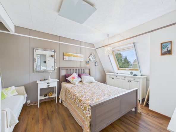 Schlafzimmer mit Dachfenster
