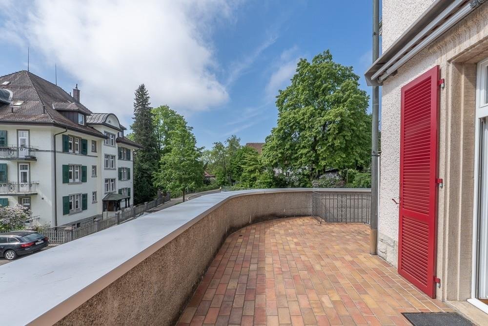 Balkon mit Blick ins Grüne