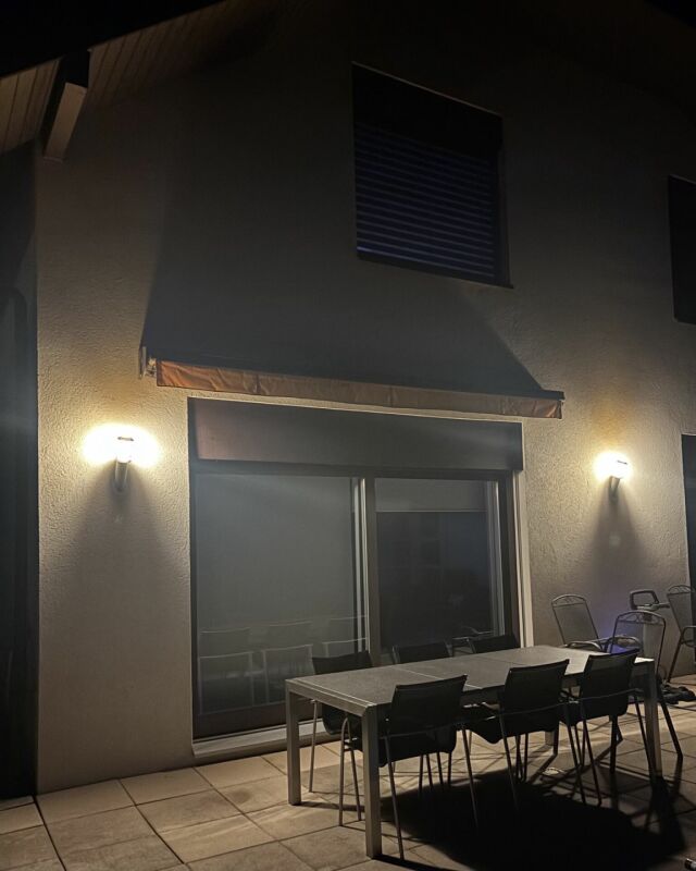 Terrasse bei Nacht
