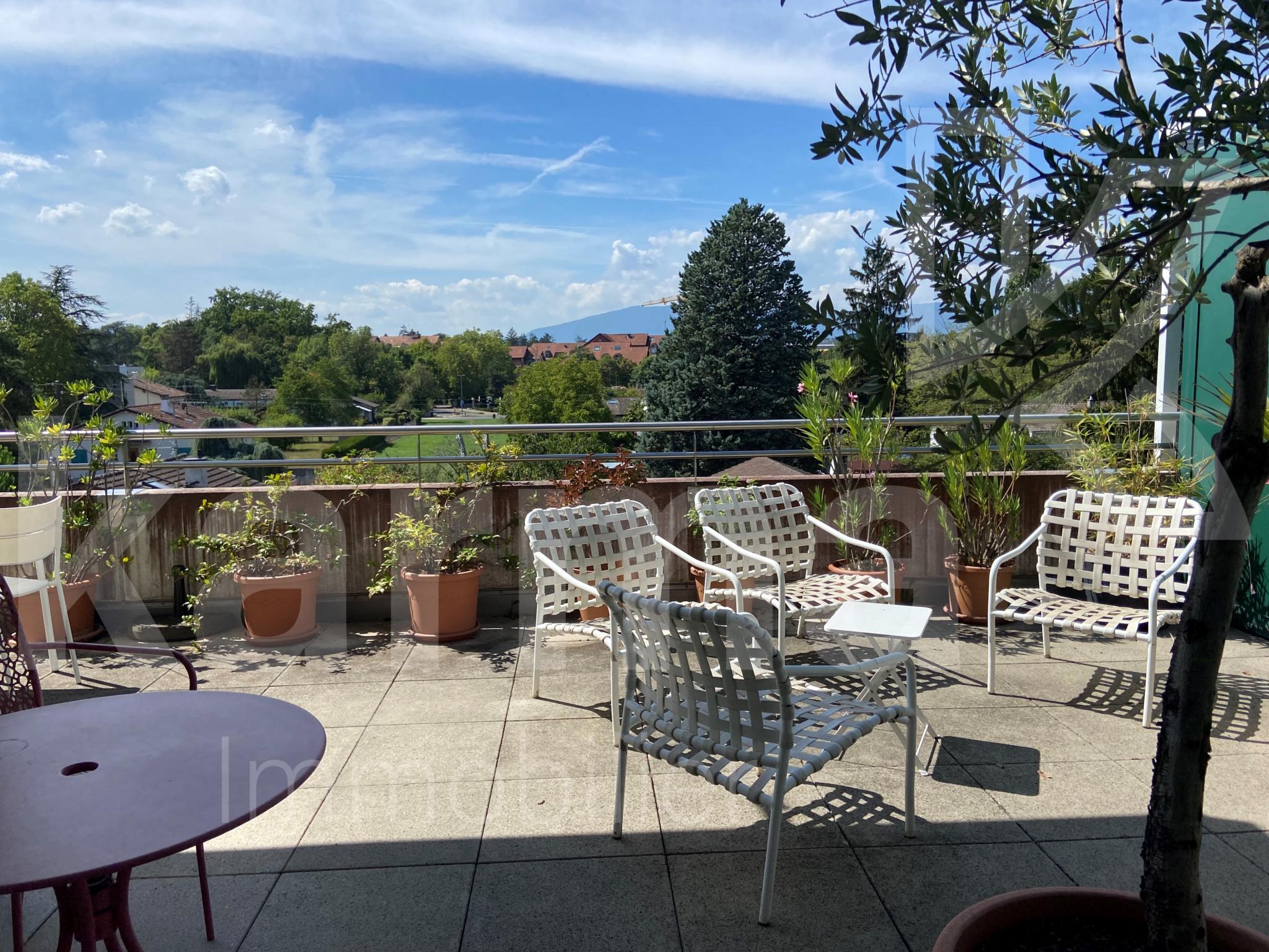 Balkon mit Aussicht