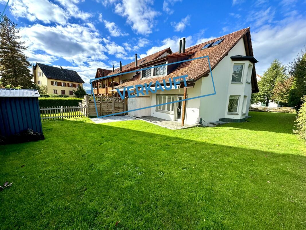 Verkauftes Einfamilienhaus mit Garten