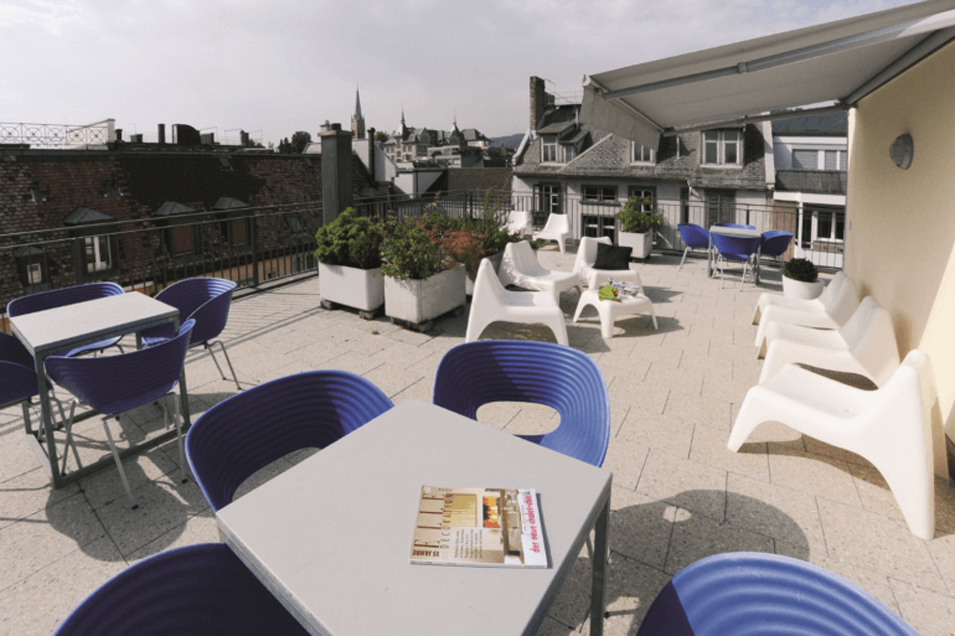 Dachterrasse mit Sitzbereich