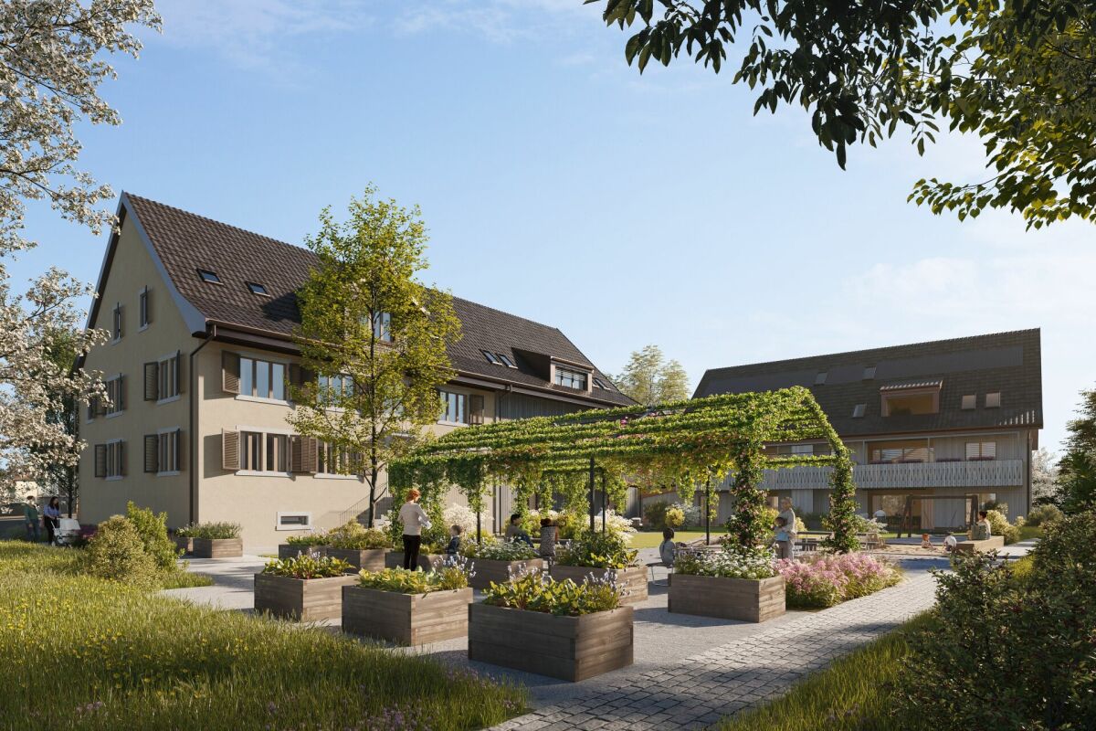 Wohnanlage mit Gartenhof