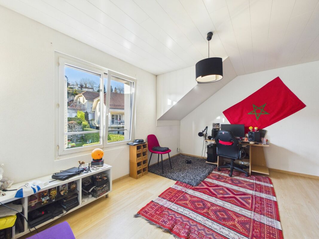 Arbeitszimmer im Dachgeschoss