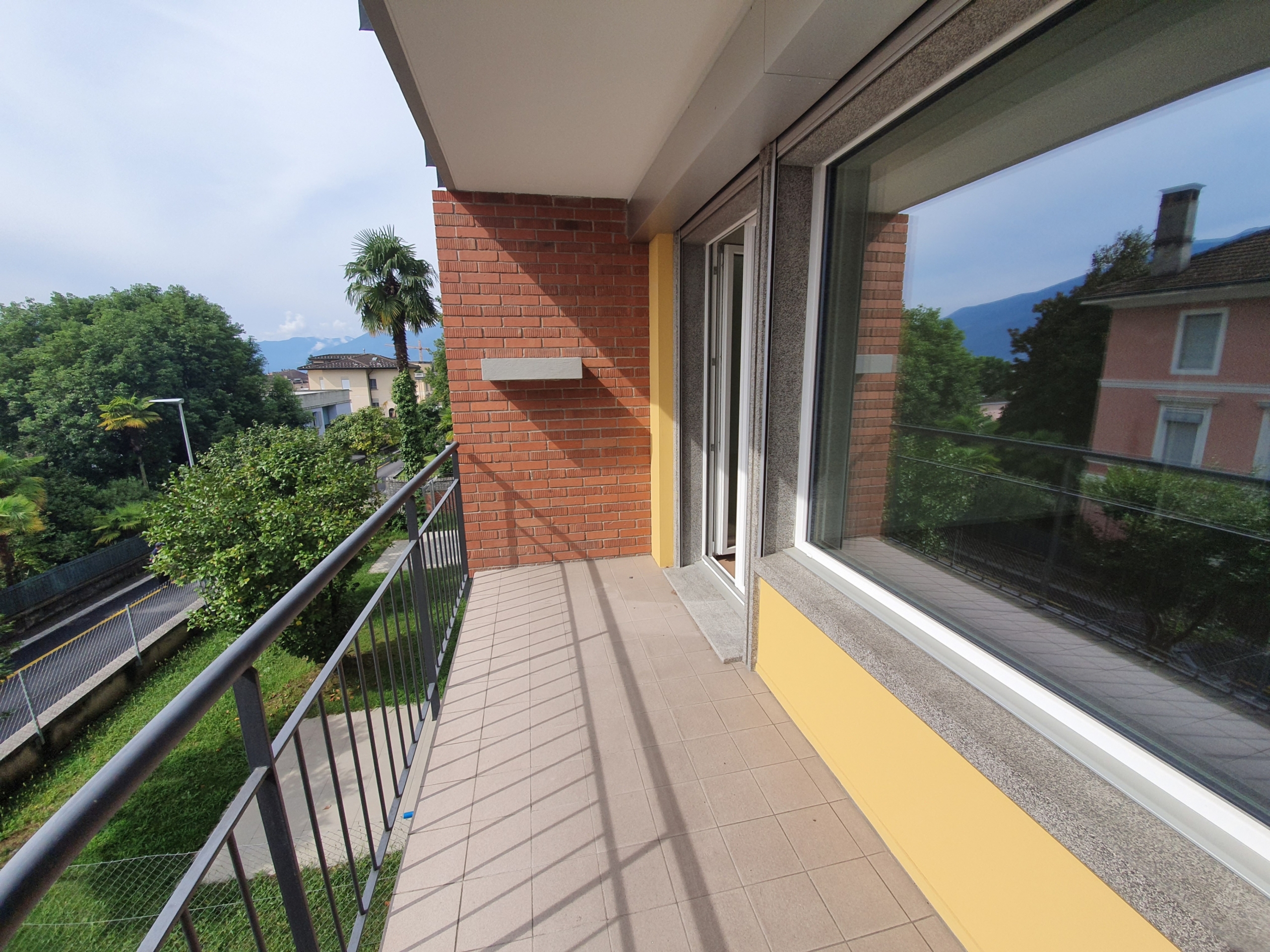 Balkon mit Blick ins Grüne