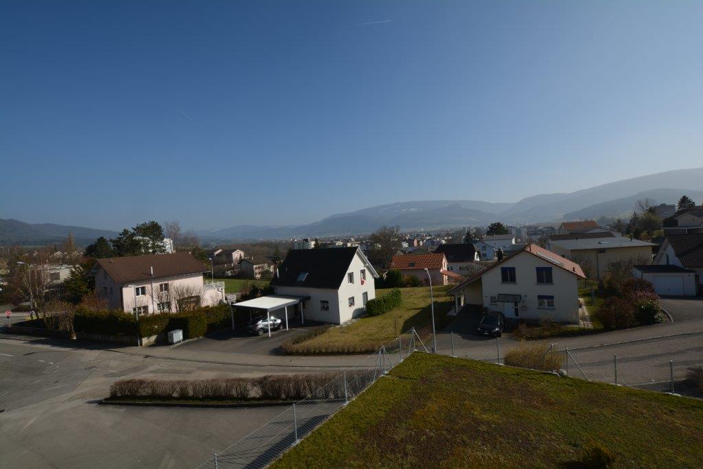 Wohngebiet mit Bergblick