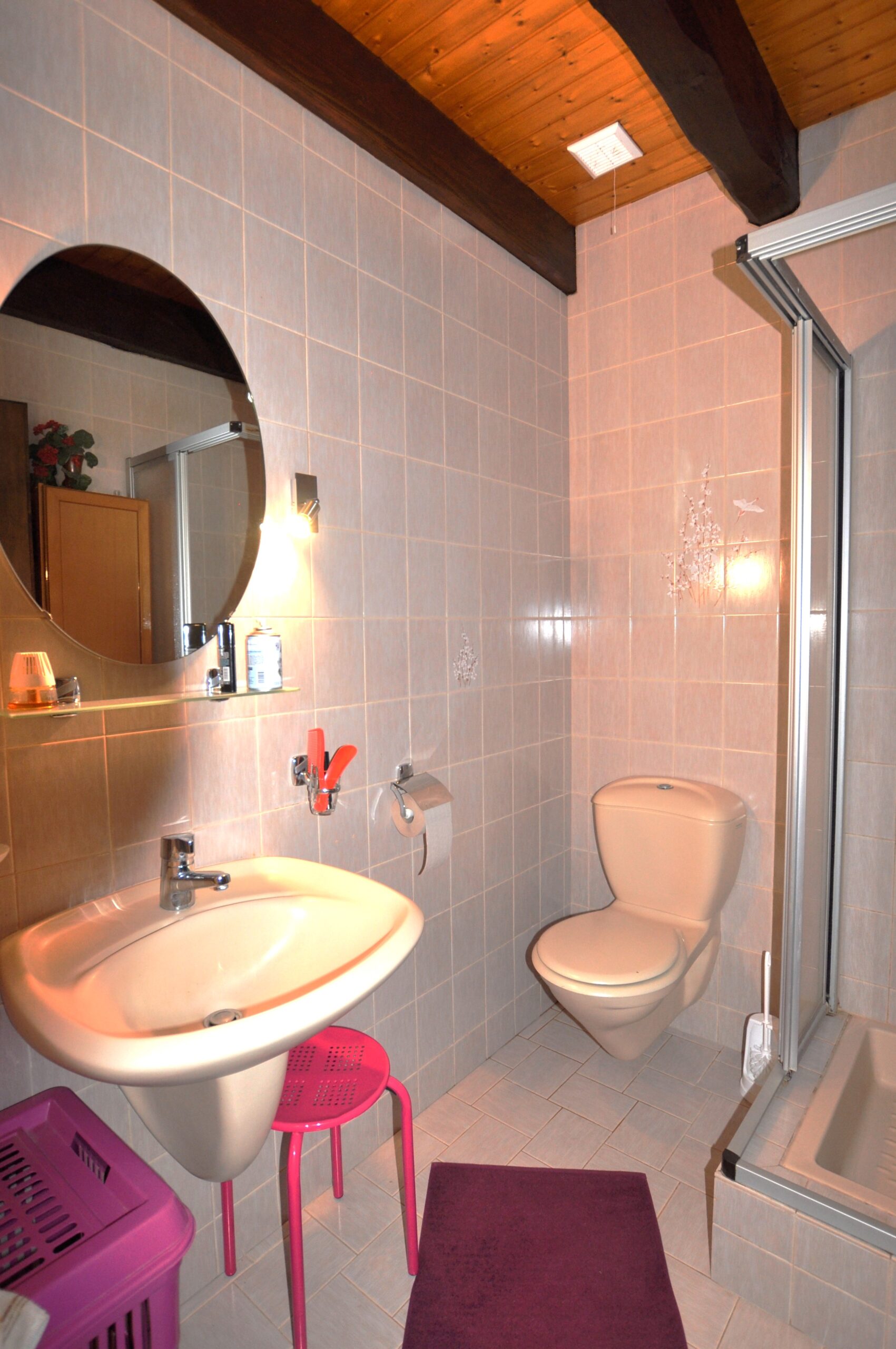 Gäste-WC mit Dusche