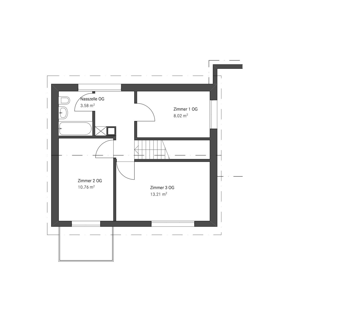 Grundriss Obergeschoss