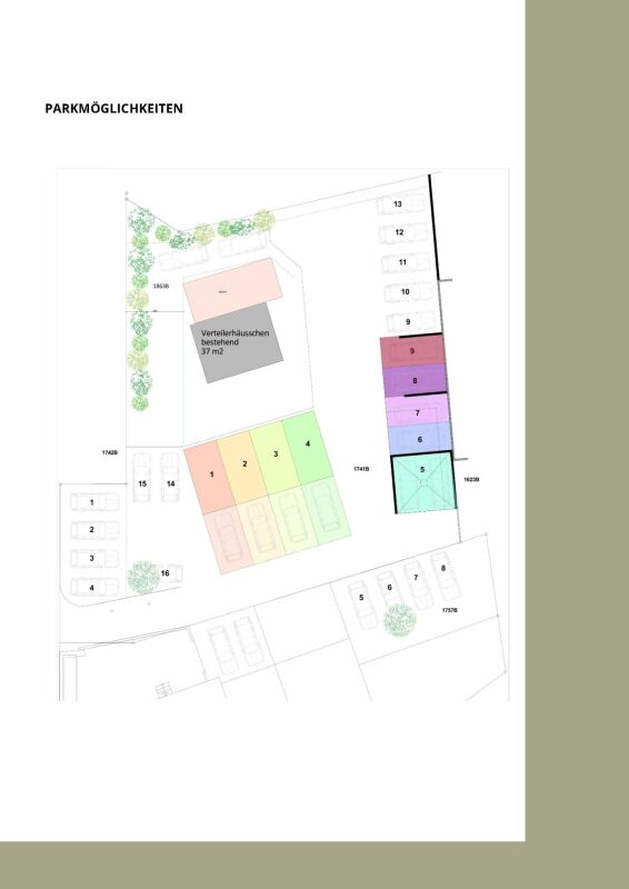 Parkmöglichkeiten und Lageplan