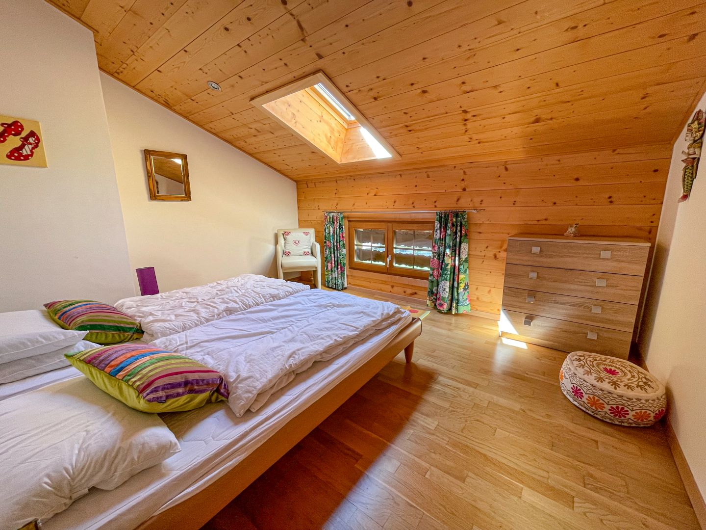 Gemütliches Dachgeschoss-Schlafzimmer