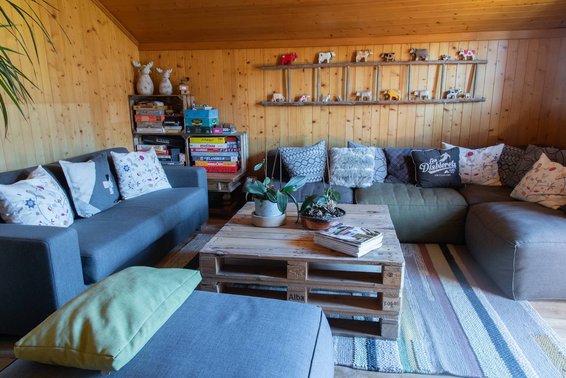 Gemütliches rustikales Wohnzimmer