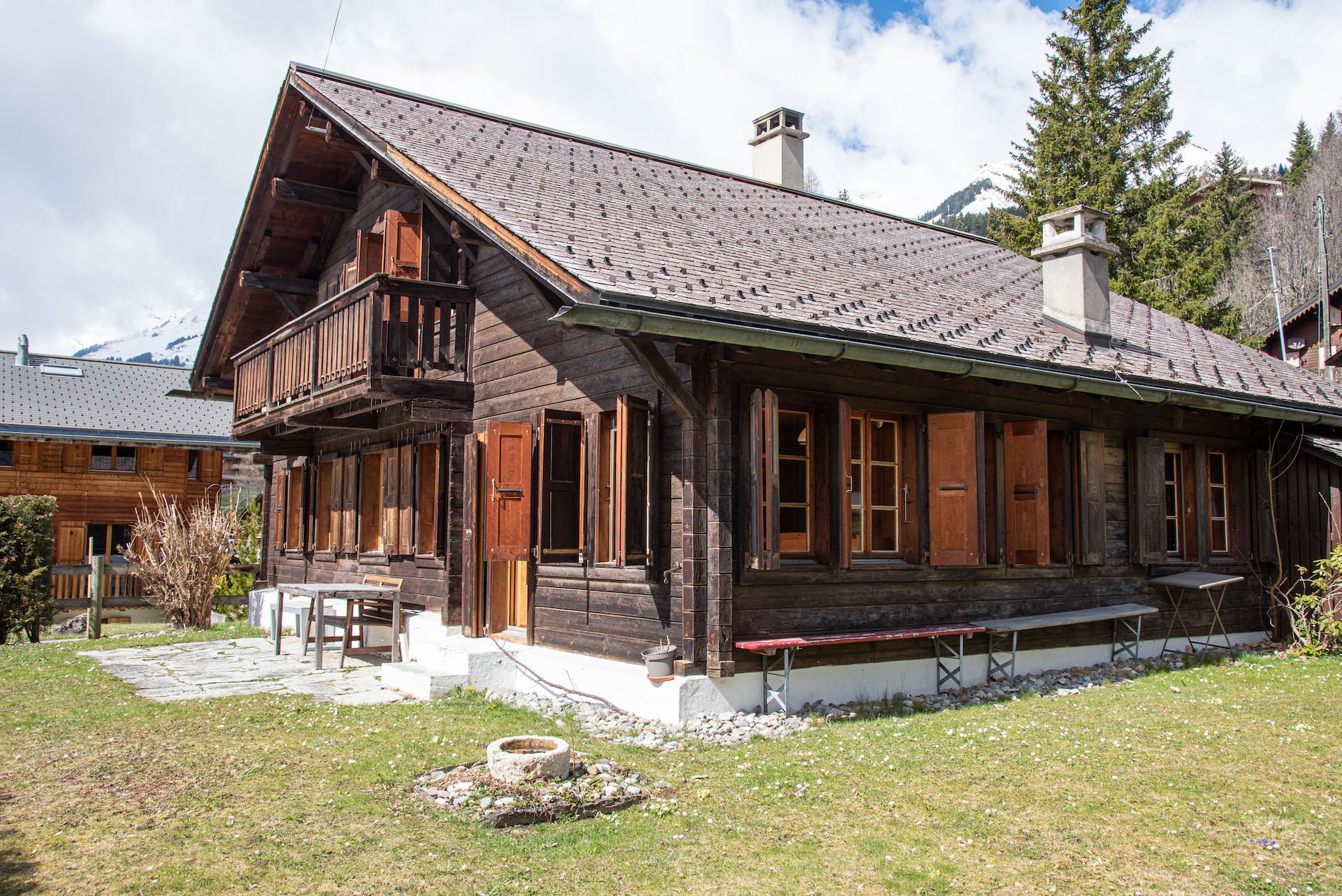 Alpen-Chalet mit Holzfassade