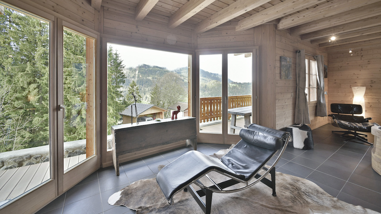Wohnbereich mit Panoramablick