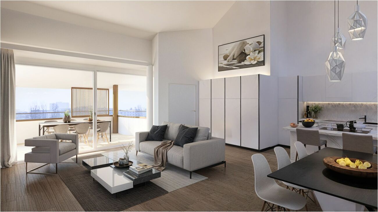 PENTHOUSE NR. 14 — PANORAMABLICK AUF DEN SEE UND DIE ALPEN – Prilly