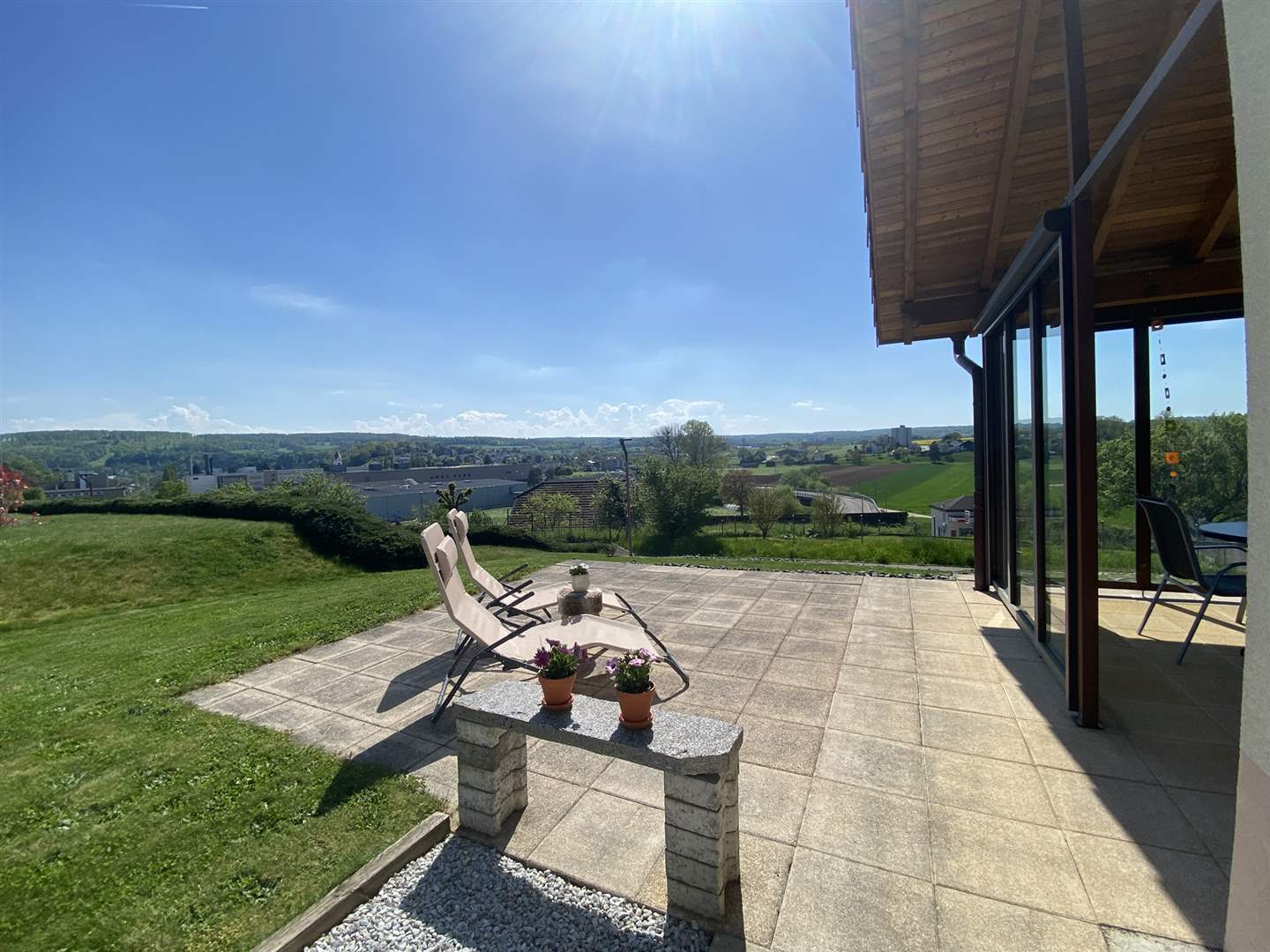 Terrasse mit Panoramablick