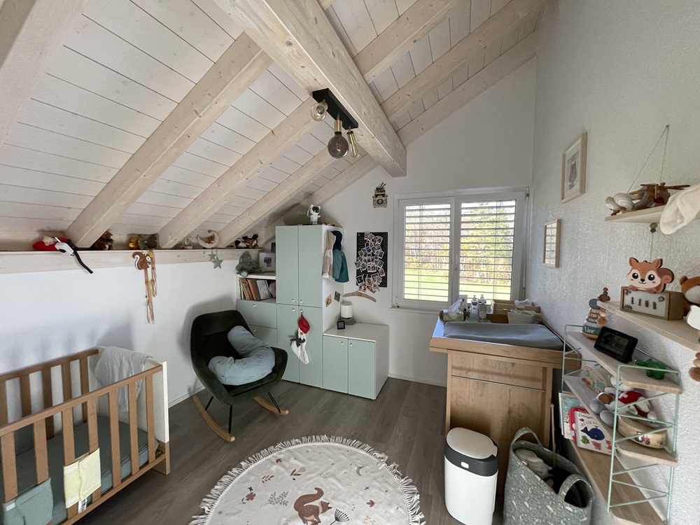 Kinderzimmer im Dachgeschoss