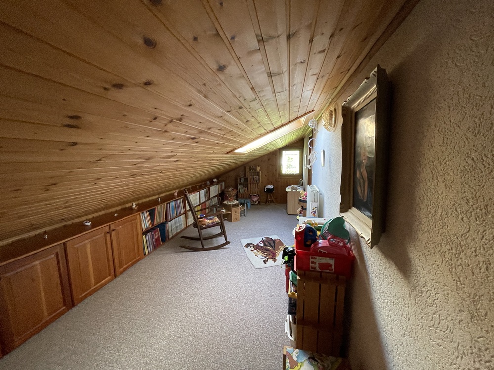 Ausgebauter Dachboden mit Schrägdach