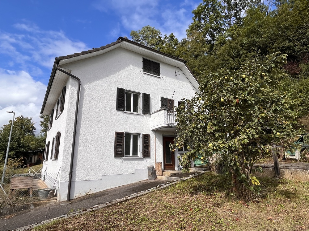 Freistehendes Haus mit Garten