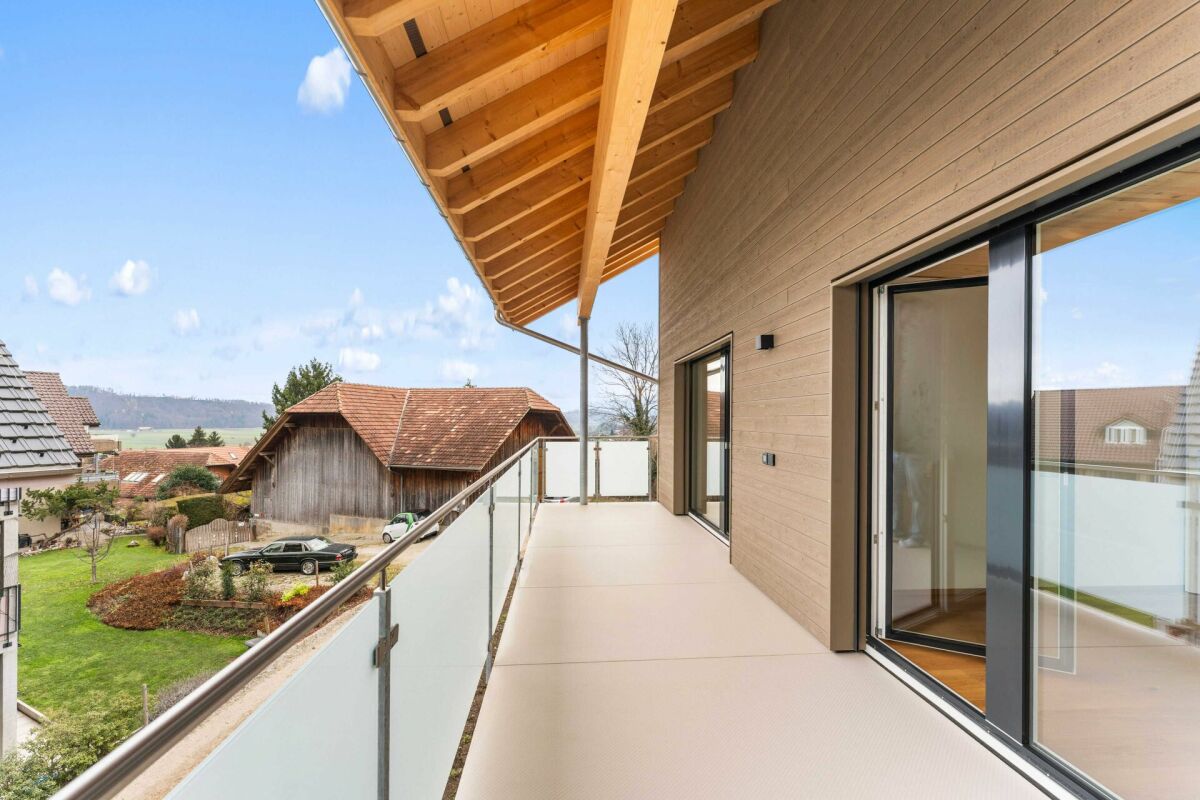 Top Neubau – 4.5-Zimmerwohnung mit 2 Balkonen – Mühlethurnen