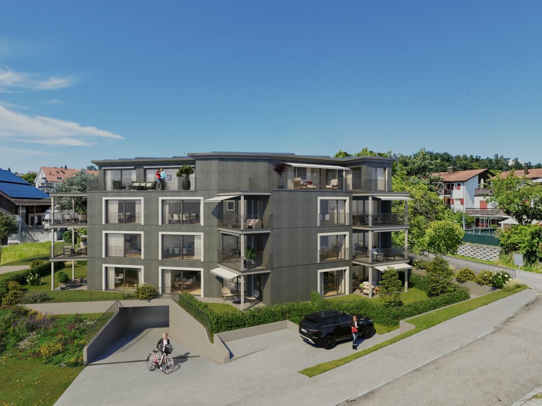 4.5 Zi. Gartenwohnung im Neubau MFH Ruediland – Wolfhausen