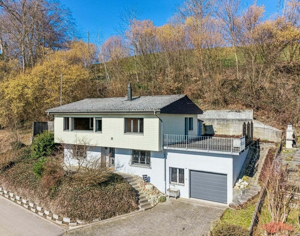 Einfamilienhaus am Hang
