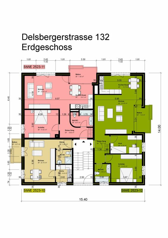 Helle 3.5-Zimmer-Wohnung in ruhiger Lage von Laufen – Laufen