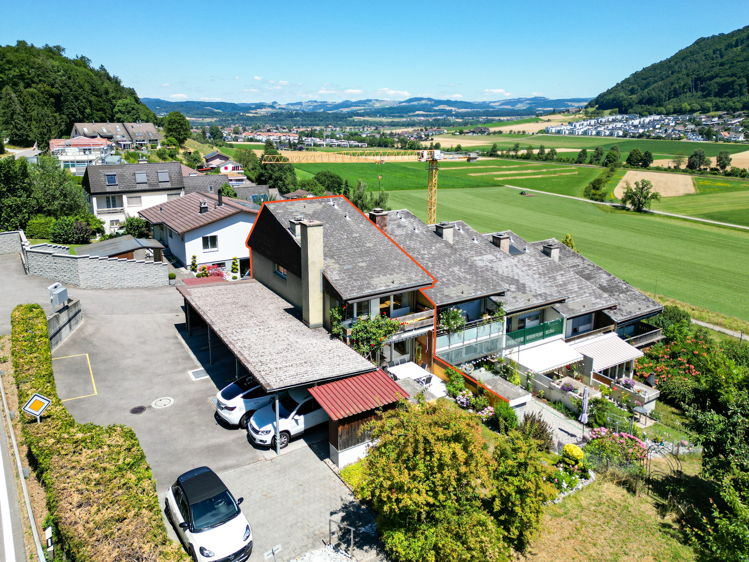 4.5-Zimmer-Reiheneckhaus mit Weitblick und Terrasse in Toffen Nr. 94 – Toffen