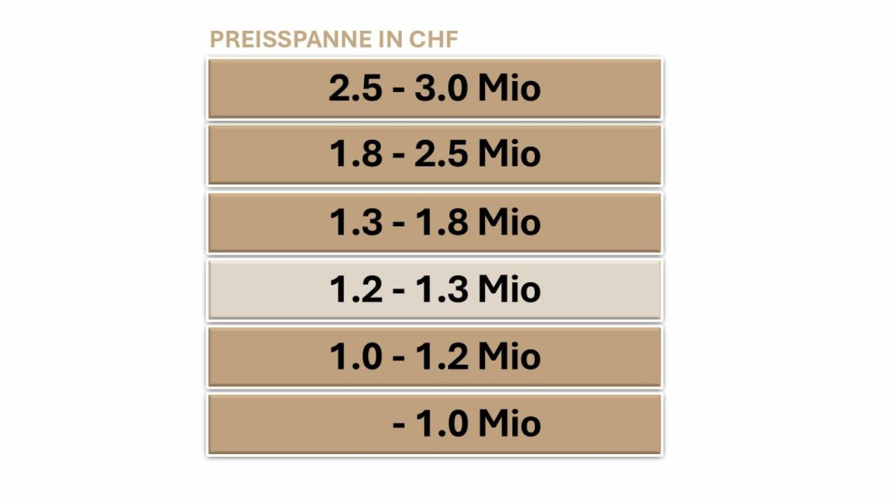 Preisspanne in CHF