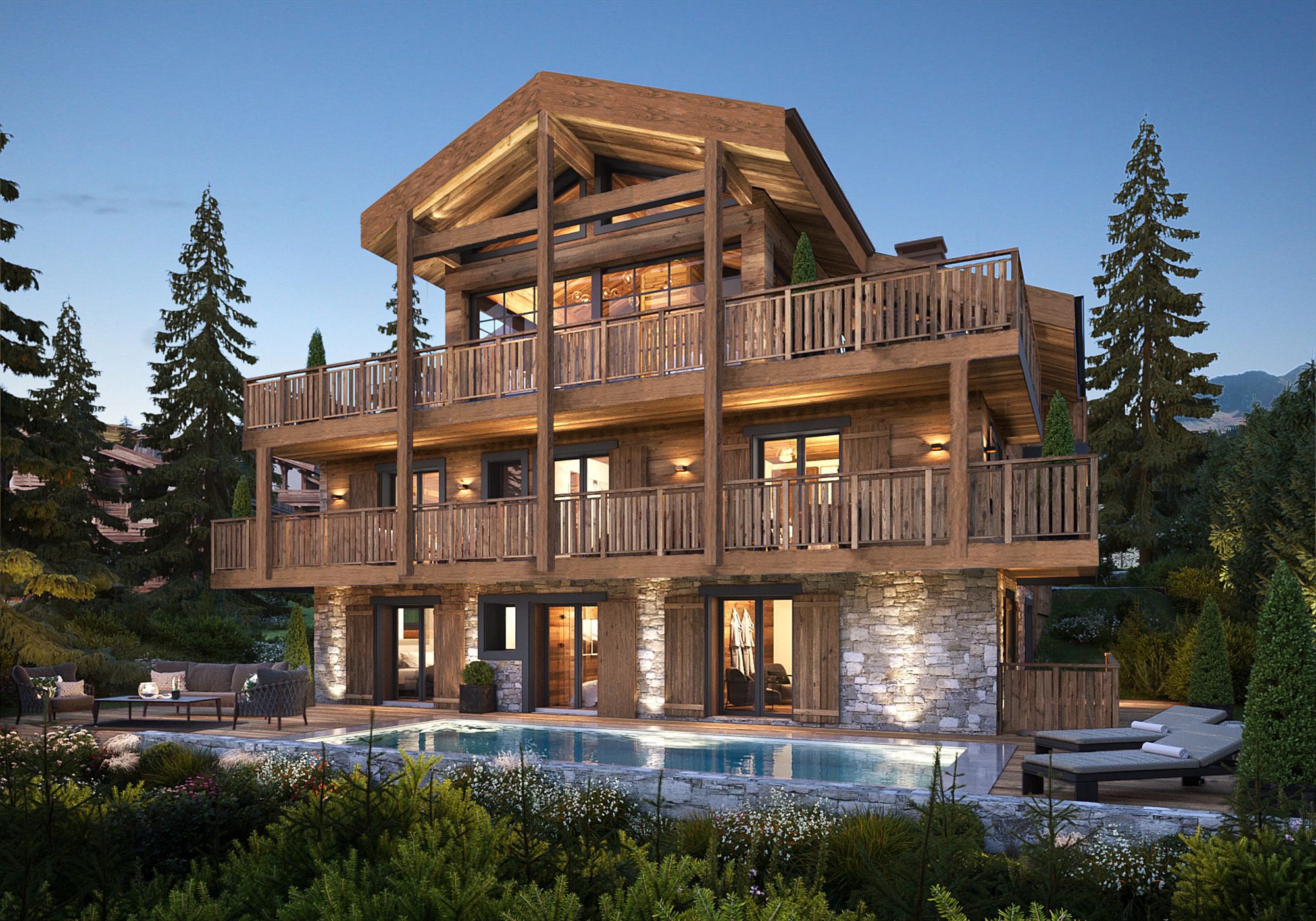 Exklusivität“ HOCHSTEHENDES CHALET in der Nähe von Les Esserts, – Verbier