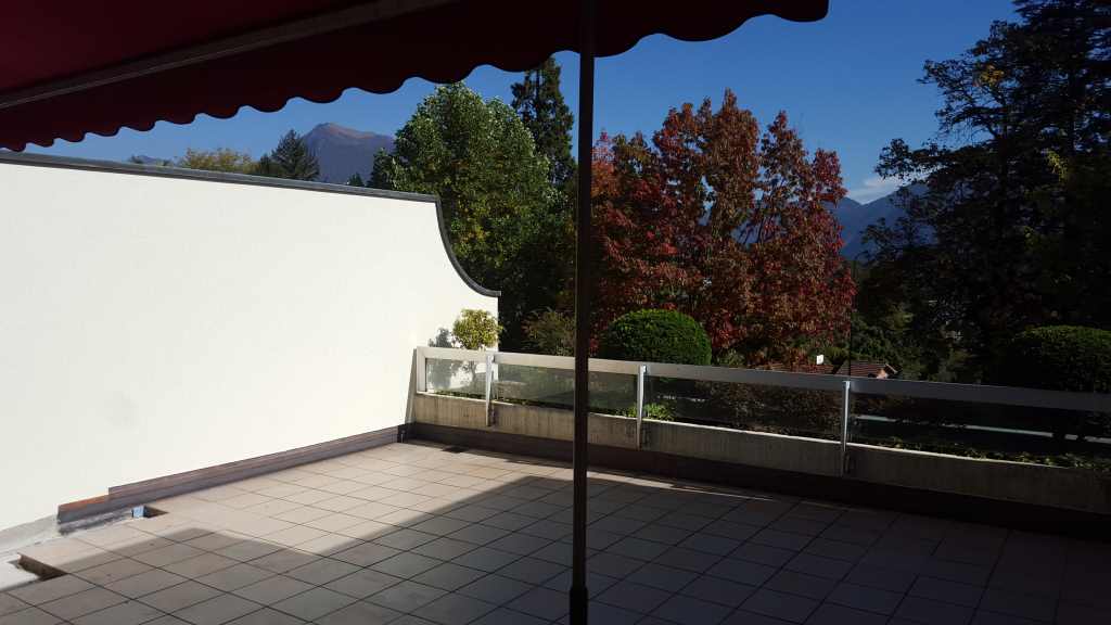 Terrasse mit Bergblick