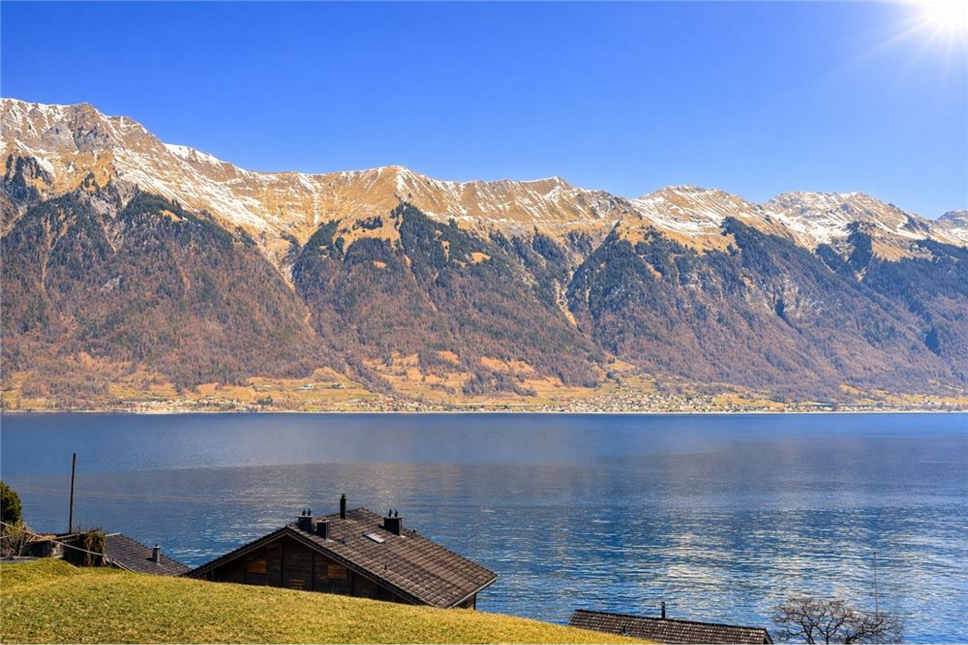 See- und Bergpanorama