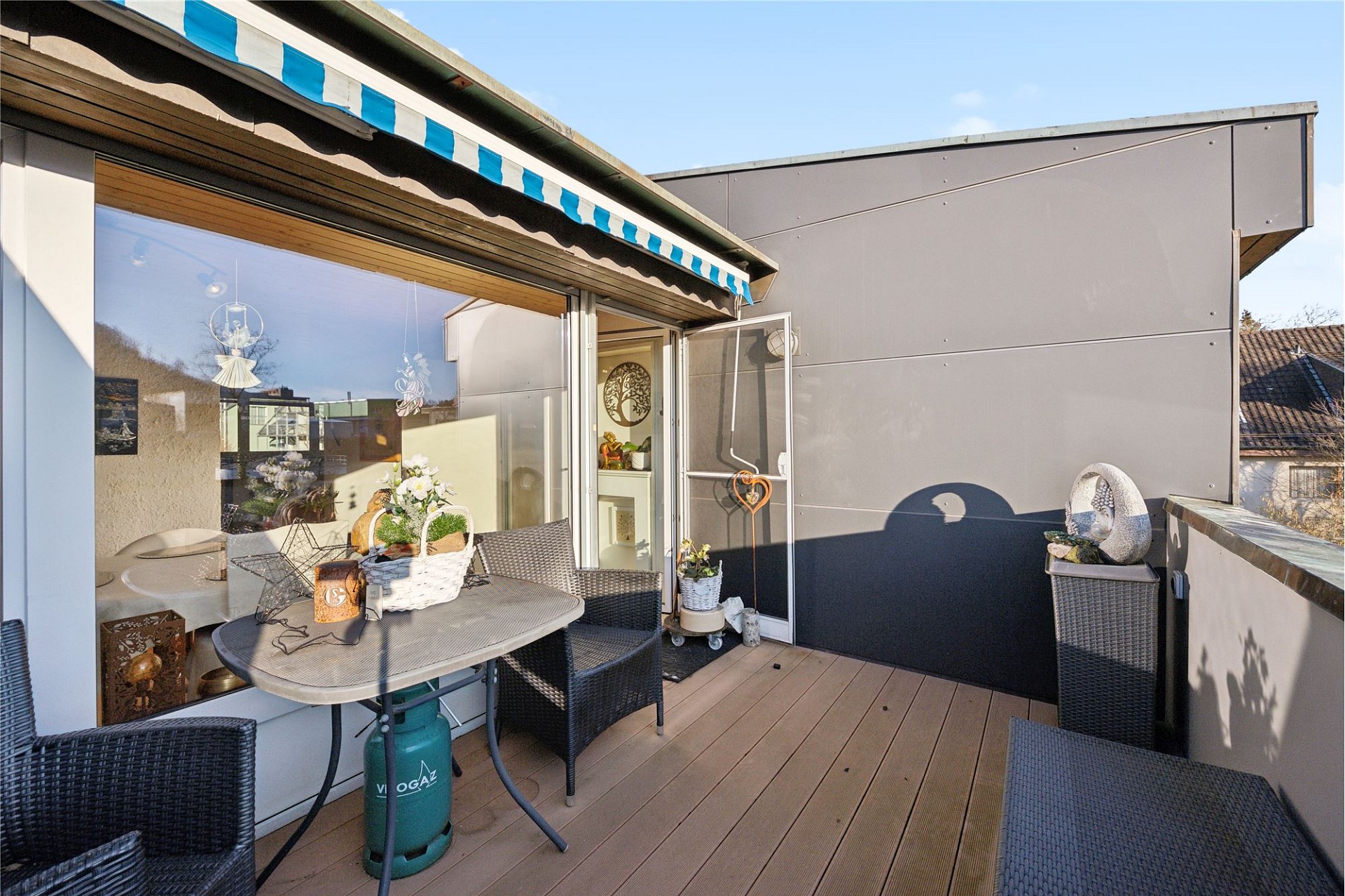 Dachterrasse mit Sitzgruppe