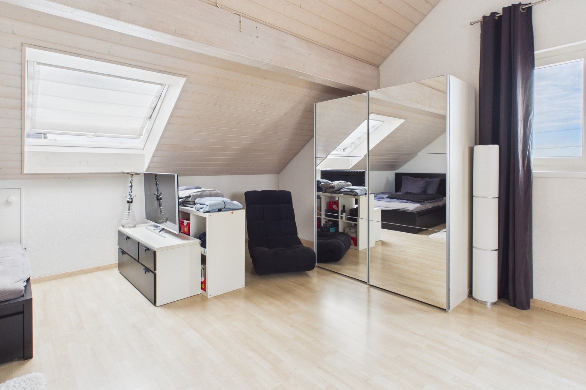 Ausgebautes Dachgeschoss-Schlafzimmer