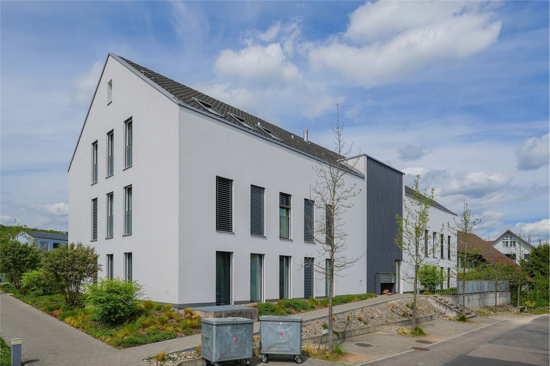 Moderne Wohnhaus-Außenansicht