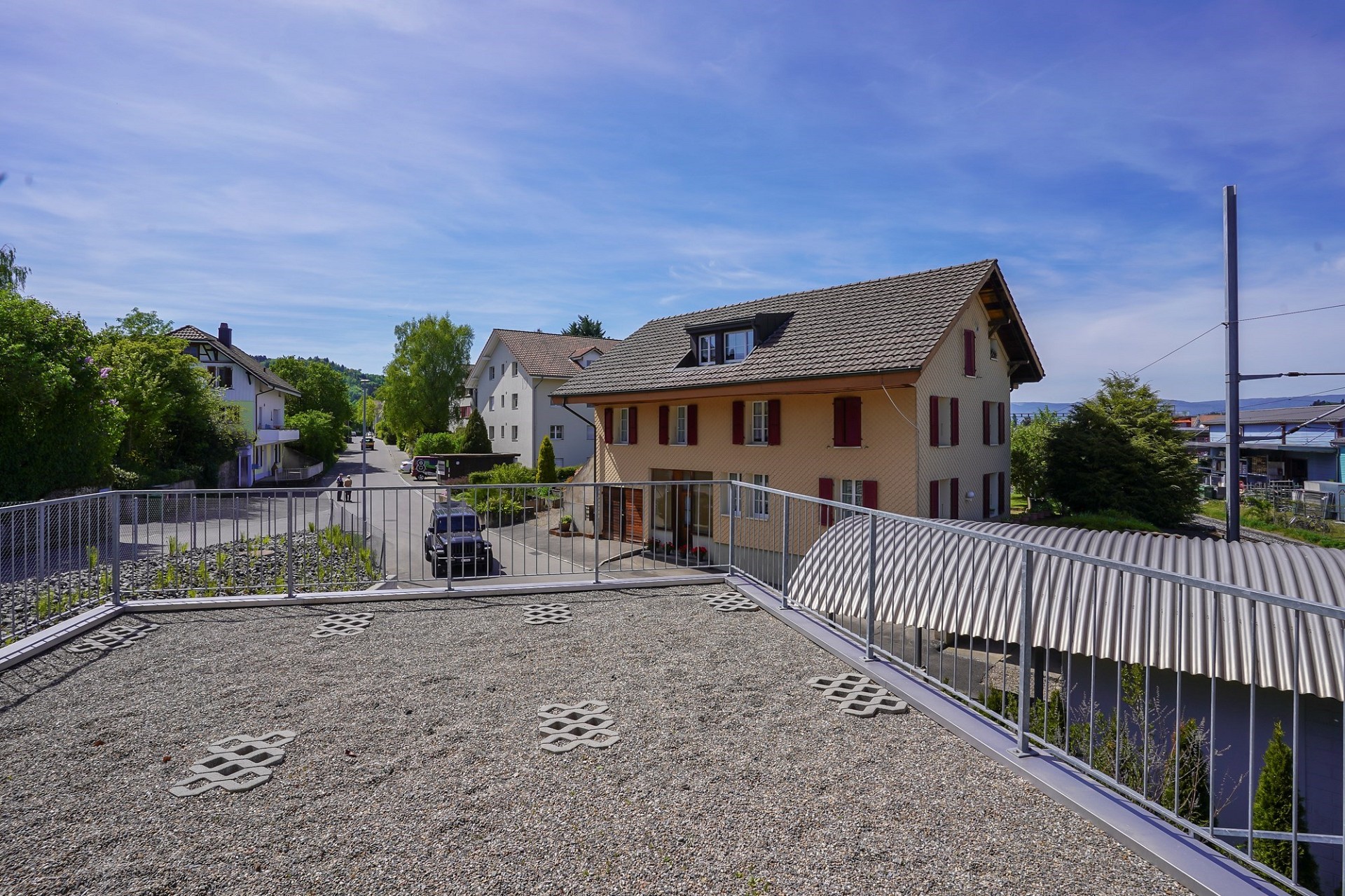 Dachterrasse mit Wohnumgebung