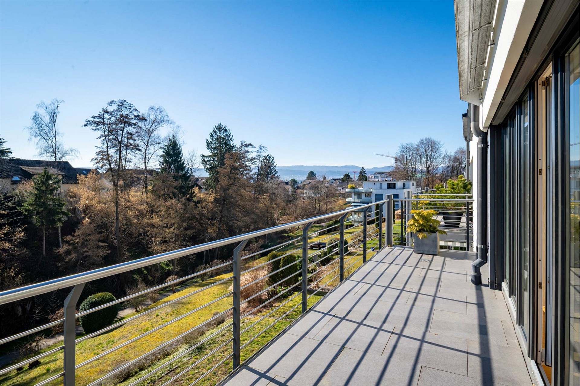 Balkon mit Panoramablick