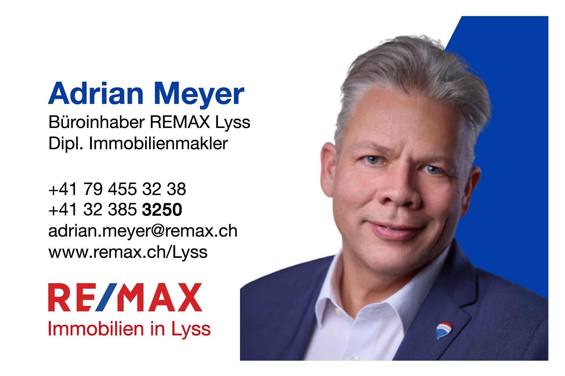 Werbung mit Maklerporträt
