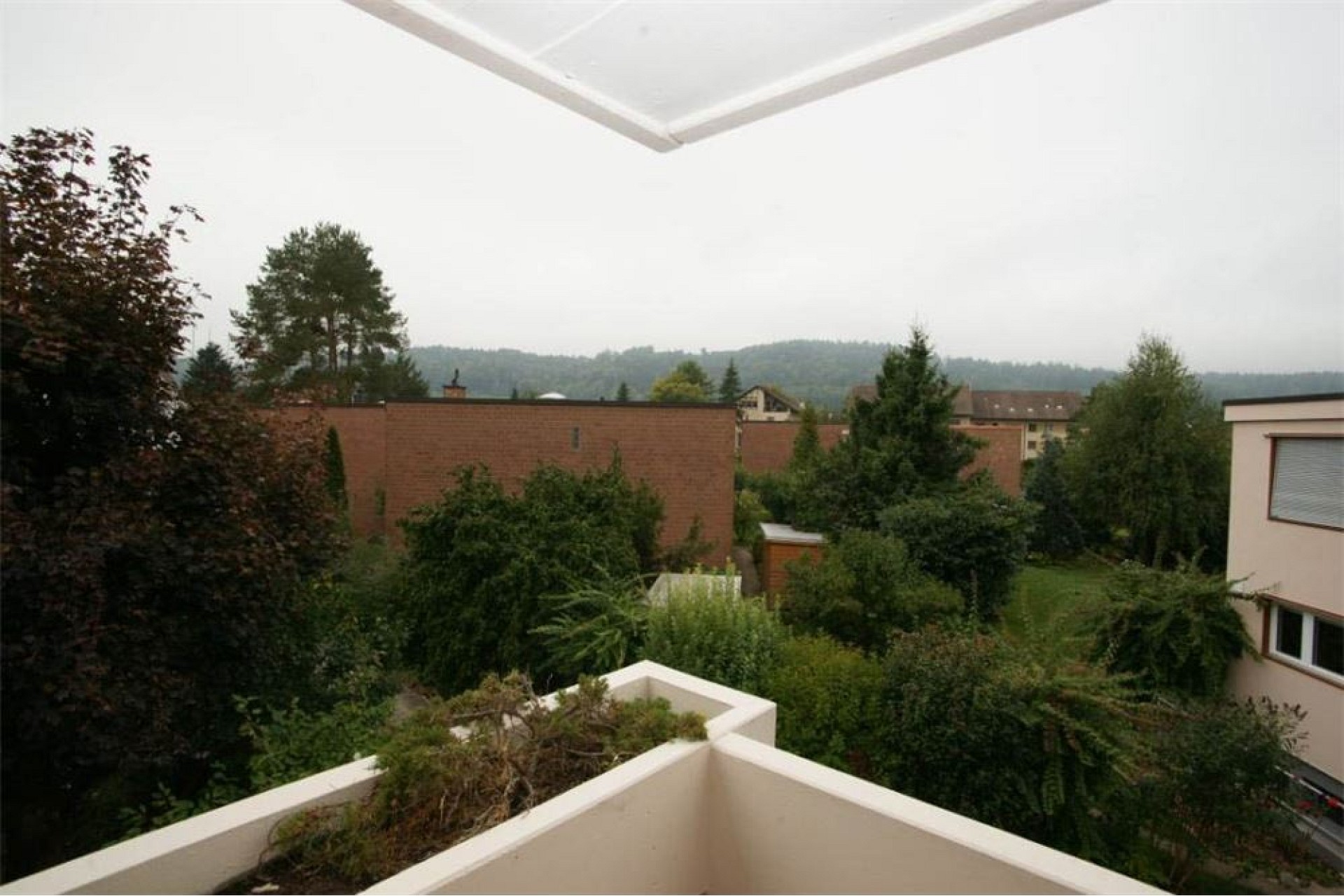 Balkon mit Blick ins Grüne