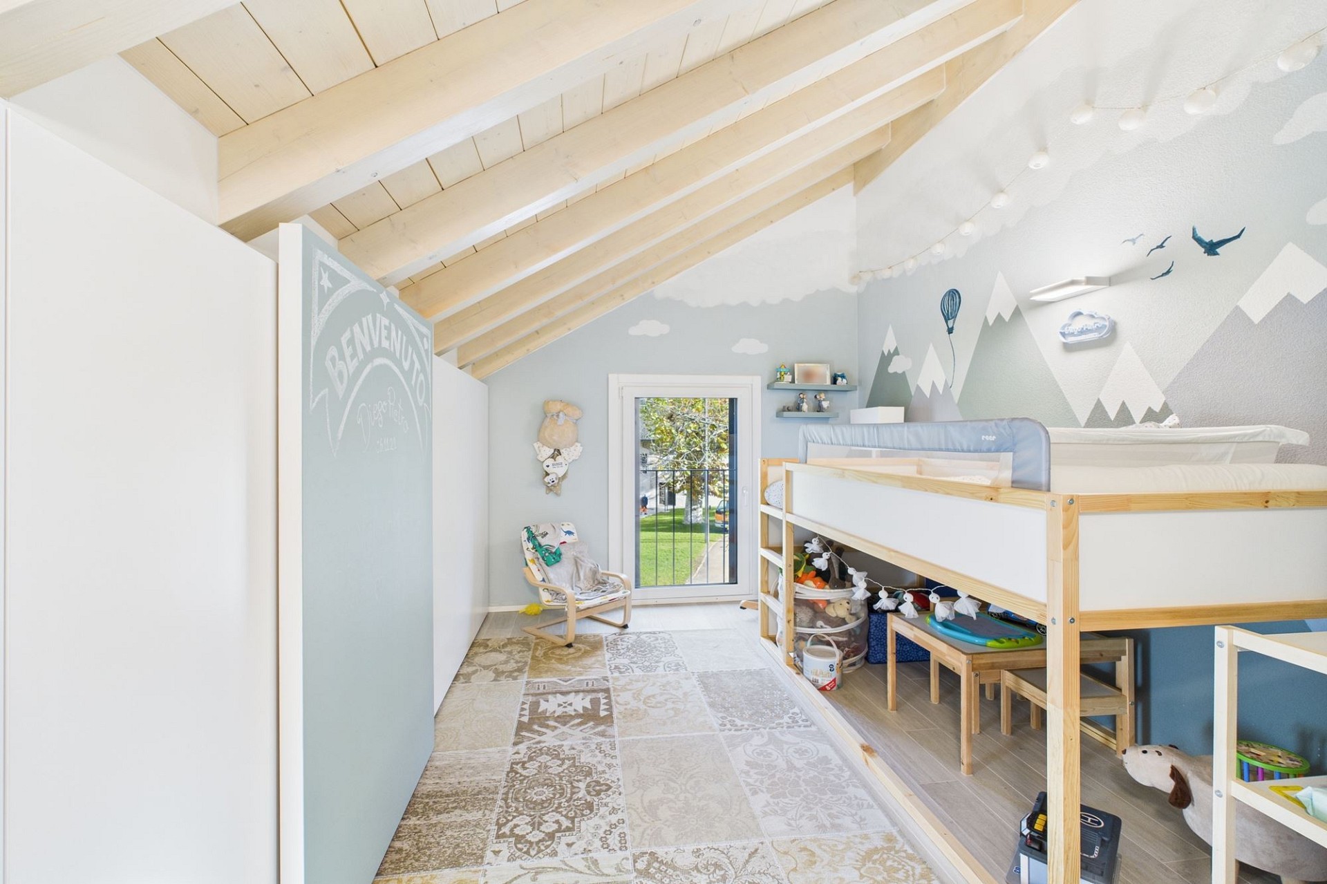 Kinderspielzimmer im Dachgeschoss